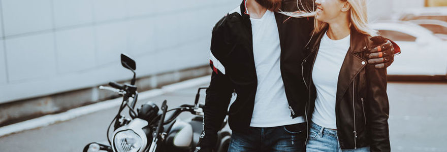 blouson moto textile